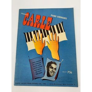 Frankie Carle PIano Serenades Sheet Music Book Vintage 1941 USA 2546 collectable